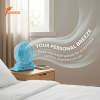 Tragbarer Hängeventilator mit Vortex-Luftzirkulation, kleiner Tischventilator, Touch-Steuerung, batteriebetriebener Desktop-Ventilator für Zuhause
