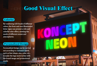 Letrero LED 3D con Logotipo Personalizado, Letrero Comercial con Letras LED 3D, Letrero Acrílico con Logotipo Personalizado para Negocios