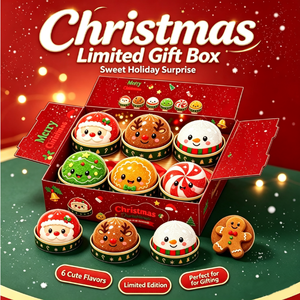 Nuova Scatola Misteriosa di Squishy Natalizi a Forma di Ravioli, <span class=keywords><strong>Giocattoli</strong></span> Antistress, Babbo Natale, Pupazzo di Neve, Renna, <span class=keywords><strong>Giocattoli</strong></span> Sensoriali da Spremere <span class=keywords><strong>per</strong></span> Bambini - Product Image 6