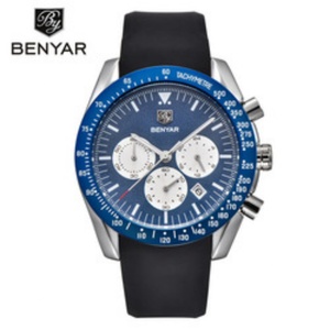 นาฬิกาข้อมือผู้ชาย BENYAR รุ่น 5120 โครโนกราฟ สีน้ำเงิน สายสแตนเลส กันน้ำ นาฬิกาควอตซ์ผู้ชาย MOQ ต่ำ - Product Image 5