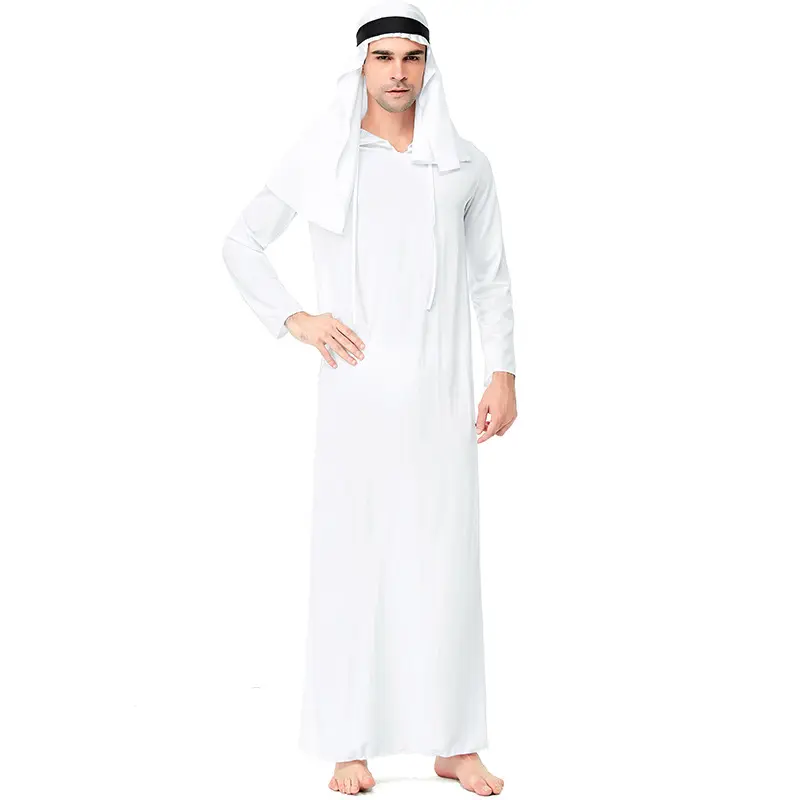 Adult Arabian Man Costume Dubai Gangster Night Sultan Arab Sheik Men Middle East For Halloween Costume