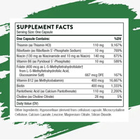 Capsules de Vitamine B Complexe Directement de l'Usine avec Folate et Vitamine B12 pour un Système Nerveux Optimal