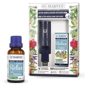 Diffusore Nebulizzante Ultra Marnys USB 30ml, Collezione Synergy Relax, Diffusore di Aromi con Oli Essenziali Naturali - Product Image 1