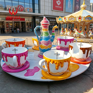 Manèges de fête foraine <span class=keywords><strong>à</strong></span> prix réduit : Manège <span class=keywords><strong>à</strong></span> tasses rotatives et carrousel pour parcs d'attractions et parcs nocturnes - Product Image 3
