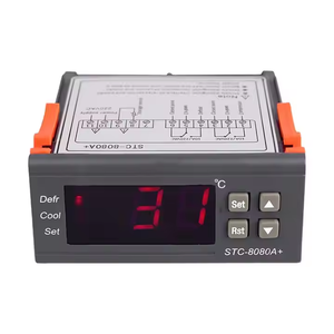 Termostato de refrigeración eléctrica Sensor NTC de descongelación automática 220V controlador STC-8080A + Control de temperatura <span class=keywords><strong>Digital</strong></span> 0,1 - Product Image 1