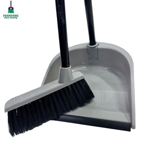 YUANYANG Faltbarer Plastikbesen und Kehrschaufel-Set mit Weichen Borsten Haustierbesen für Haushalt Bodenreinigung - Product Image 2