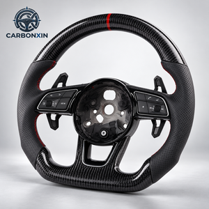Volante Deportivo Personalizado de Fibra de Carbono de 35 mm para Audi A3/A4/A5/A6/B7-B9/C7/A7/Q3/C8/Q5L/R8/S3-S8/SQ/TT/RS/Line 8P - Product Image 2