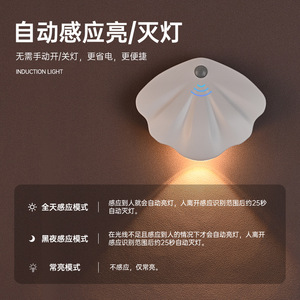 Nuova Lampada <span class=keywords><strong>da</strong></span> Parete Intelligente Ricaricabile con Sensore di Movimento per Ingressi e Porte, Luce Notturna Senza Cavi, Attacco Magnetico - Product Image 1