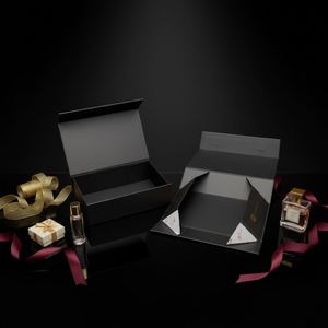 Boîte cadeau pour vin rouge FX Luxury Packaging avec logo personnalisé, vente en gros, boîtes pliantes en carton de haute qualité, fermeture magnétique - Product Image 2