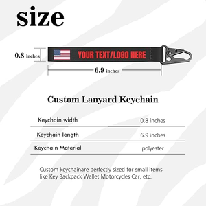 Tùy chỉnh dây đeo cổ tay vòng tay Keychain khác móc chìa khóa xe đua Rally cổ tay Keychain thêu vải dây đeo <span class=keywords><strong>tag</strong></span> Keyring - Product Image 6