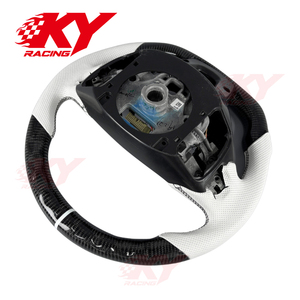 Volant en fibre de carbone pour Cadillac XT4 XT6 CT4V CT5V ESCALADE ESCALADE-V avec affichage LED du régime moteur - Product Image 4