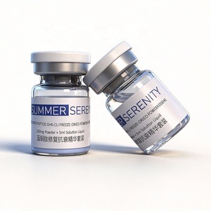 Péptidos de Cobre Azul Antienvejecimiento para Reparación de la Piel, Etiqueta Privada, GHK-CU, Esencia de Péptidos de Cobre Liofilizada en Ampollas - Product Image 4