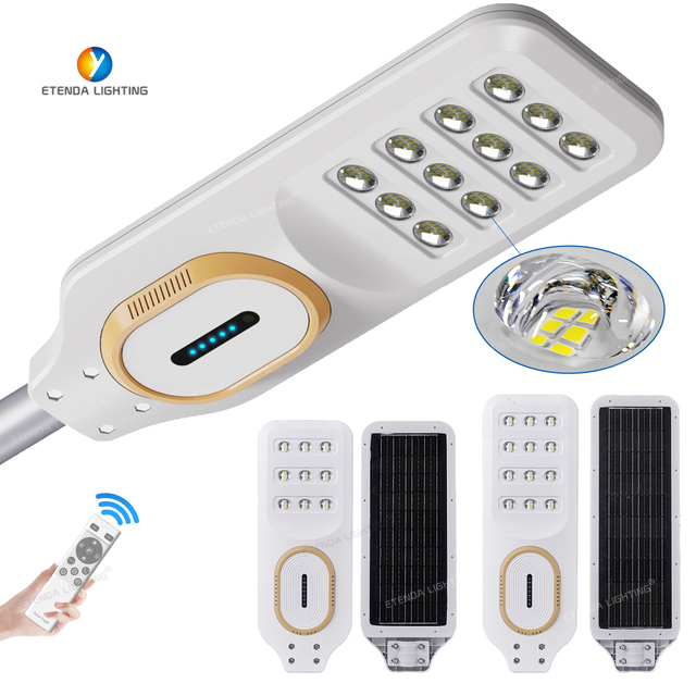 Hot Sale High Efficiency All-in-One Solar LED Street Light ABS Waterproof 400w for Outdoor Residential Lighting