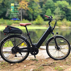 Bicicleta eléctrica Step Through CS20 VOMO Skinny Spining Bike 250W Motor Lady Ebike EU Stock Precio directo de fábrica Skinny Tire Ebike - Product Image 5