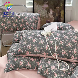 Bán Buôn 100% Cotton Twill In Vải Cho Bộ Đồ Giường Bộ Mềm Bền Nhà Dệt Chất Liệu Bốn Mảnh Giường Đặt Vải - Product Image 2