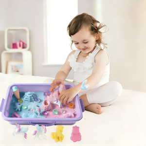 JITENG Space for Magic Sand Set, jouet éducatif non toxique, sûr et coloré, <span class=keywords><strong>ne</strong></span> colle pas aux mains - Product Image 5