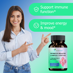 Cápsulas de Complejo para la Salud Femenina con Etiqueta Personalizada, Contienen Polvo de Arándano Rojo, Favorecen la Relajación y el Equilibrio, Suplemento Dietético para Adultos - Product Image 5