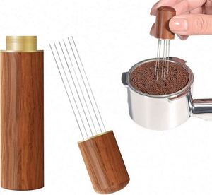 เครื่องมือจ่ายกาแฟเอสเพรสโซ่พร้อมเข็มละเอียด 6 เข็ม ขนาด 0.4 มม., เข็มกดกาแฟเอสเพรสโซ่, เครื่องคนกาแฟเอสเพรสโซ่ - Product Image 1