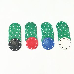 Jetons de jeu en plastique personnalisés de 39 mm avec logo imprimé UV, pour Mahjong, Poker et Texas Hold'em, directement de l'usine - Product Image 1
