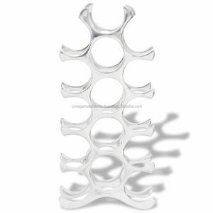 Vente chaude 15 Bouteille De Table Casier À Vin En Métal Durable Porte-Vin pour Bar & Hôtels Vin Whisky Bière Refroidisseur Barware - Product Image 6