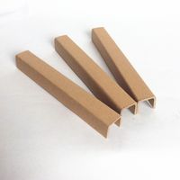Protection d'angle en carton robuste en forme de U sur mesure pour la logistique d'entrepôt - Vente en gros usine