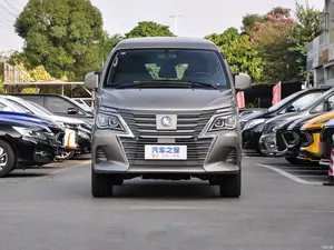 Dongfeng truk kargo mini van elektrik, mobil van mobil bus EV 9 kursi untuk M5 ev