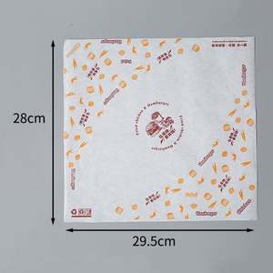 Papier sulfurisé pour hamburgers et feuilles de papier sulfurisé personnalisées en usine, vente chaude, papier à sandwich, emballage alimentaire - Product Image 2