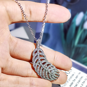 Juego <span class=keywords><strong>de</strong></span> joyería <span class=keywords><strong>de</strong></span> latón con plumas para mujer, juego <span class=keywords><strong>de</strong></span> joyería <span class=keywords><strong>de</strong></span> <span class=keywords><strong>marcas</strong></span> <span class=keywords><strong>famosas</strong></span> - Product Image 3