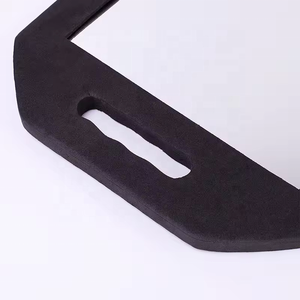 Espejos de plástico para peluquero, espejos de pared redondos cosméticos inteligentes de buena calidad, espejo de peluquería con mango negro de un solo lado - Product Image 5
