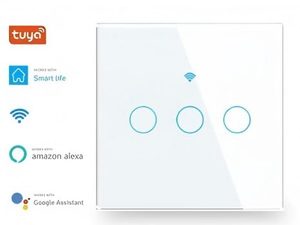 Interruptor Táctil Inteligente WiFi Safewire Tuya, 1/2/3 Botones, Estándar Europeo 86, Control por Voz con <span class=keywords><strong>Alexa</strong></span> y Google Home - Product Image 3