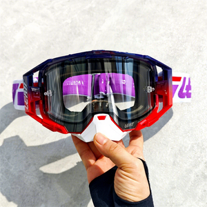 Nouvelles lunettes <span class=keywords><strong>LEATT</strong></span> anti-buée, coupe-vent, à monture intégrale Velocity 6.5 SNX Iriz, casque de moto tout-terrain - Product Image 2