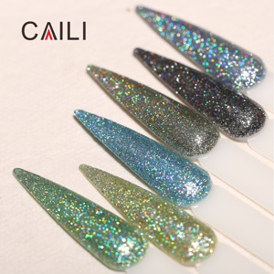 Hochwertiger Disco Flash <span class=keywords><strong>Glitter</strong></span> Gel Lack mit funkeln dem glänzendem Effekt Profession elles <span class=keywords><strong>Nail</strong></span> Art Design Einfache Anwendung - Product Image 3