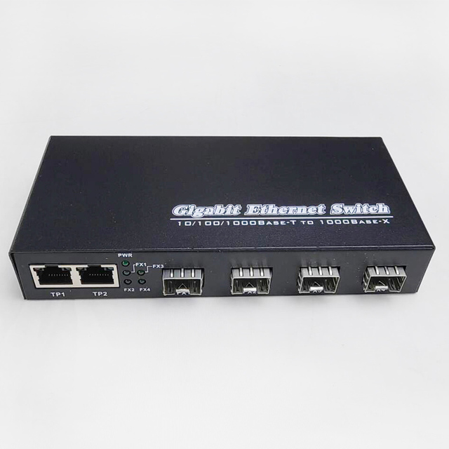 OEM Price 10/100/1000M Ethernet Fiber Optic Switch Hub for School Networks