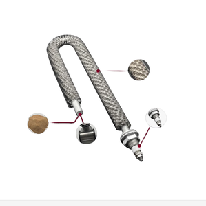 240 volt <span class=keywords><strong>elemento</strong></span> riscaldante alettato aria tubolare in acciaio inossidabile industriale elettrico tipo <span class=keywords><strong>I</strong></span> U W per combustione a secco - Product Image 6