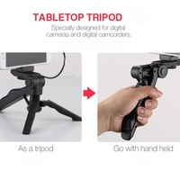 Mini trépied portable de bureau avec éclairage LED pour conférences, studio, ordinateur, photographie en direct et enregistrement vidéo