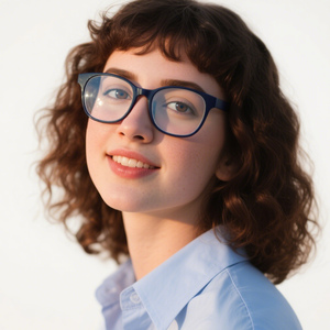 Occhiali rotondi classici da donna in acetato resistente montatura per occhiali in acetato di alta qualità - Product Image 2