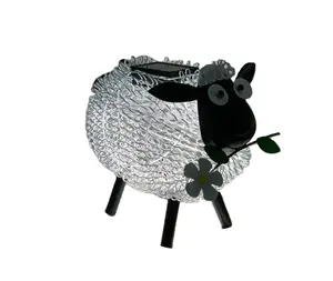 Oniya Farbwechsel Smart Garden Solar LED Licht Dolly Sheep Design Ornament für Außen dekorationen