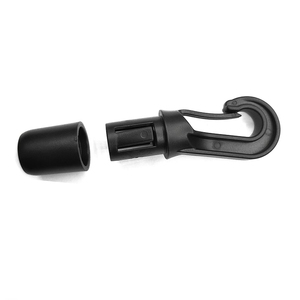 10MM crochet de verrouillage en plastique élastique choc mousqueton 1/4 1/3 pouces Clip cordon fin corde crochet boucles pour <span class=keywords><strong>Camping</strong></span> bateau Kayak canoë - Product Image 5