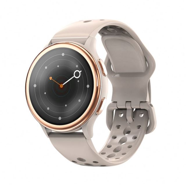 Fashion Women Smart Watch K35, 1.27inch Touch Screen Support Phone Call UV Index Weather Voice Assistant Fitness Watch