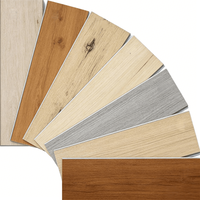 Planche de sol en PVC antidérapante résistante à l'usure de 4 mm, 5 mm, 6 mm, 7 mm, 8 mm, système de pose par clic DIY, revêtement de sol SPC