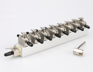 วาล์วหมึกสแตนเลสคุณภาพสูง 8 วาล์ว รุ่น JH-M-108 สำหรับควบคุมสายหมึกเครื่องพิมพ์ยูวี - Product Image 3