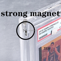 Étui en acrylique pour carte gradée TCG, compatible avec la carte Topps Chrome Gold Refractor LeBron James 2025, étui magnétique en acrylique pour affichage de carte gradée PSA