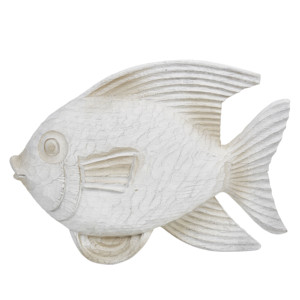 Scultura di Pesce in Resina, Statuetta Contemporanea per Arredamento Casa, Bagno, Ufficio, Soggiorno - Product Image 2