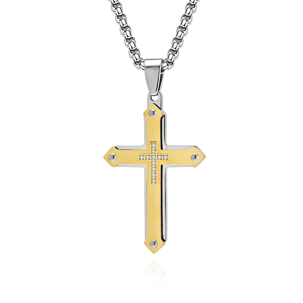 Silver Gold Single Pendant Without Chain