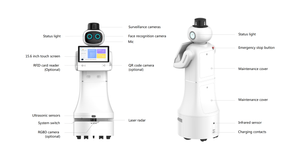 Intelligenter Empfangsroboter mit Sprach- und Gesichtserkennung, Android OS, 15,6-Zoll-Bildschirm, Open SDK, Unterstützt Sekundärentwicklung für Hotels und Museen - Product Image 4