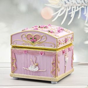 <span class=keywords><strong>Boîte</strong></span> <span class=keywords><strong>à</strong></span> musique ballerine rose de luxe sur mesure de nouvelle conception <span class=keywords><strong>pour</strong></span> femmes et filles, collier, boucles d'oreilles, bracelet, bague, collection de <span class=keywords><strong>bijoux</strong></span> - Product Image 4