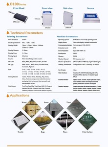 เครื่องพิมพ์ฉลากสิ่งทอ DOD เครื่องพิมพ์รหัสชุดผลิตภัณฑ์ ราคาคุ้มค่า สำหรับกระเป๋า หิน ยางรถยนต์ - Product Image 5