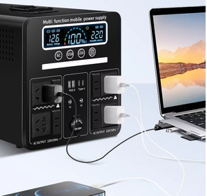 Portable Generator 3000W High-capacity LiFe04 Energy Storage Station Ups Power Supply with Pure Sine Wave - Product Image 3