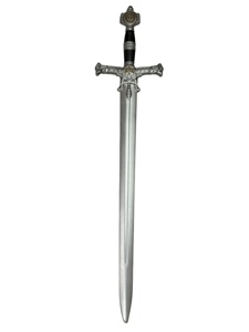 Épée de chevalier décorative médiévale, épée de costume vintage ornée - Product Image 2