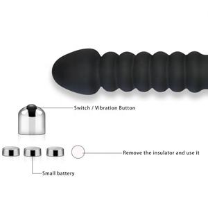 Twisted Silicone Anal Plug Sexspielzeug Vib rating Butt Dildo für erwachsene Männer Prostata Massage Perlen Set - Product Image 6